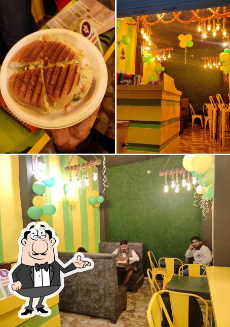 The image of Bindaas Mithila Cafe’s interior and food