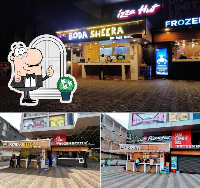 Check out how Cafe Boda Sheera Canara Mall looks outside
