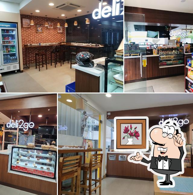 The interior of Deli2go