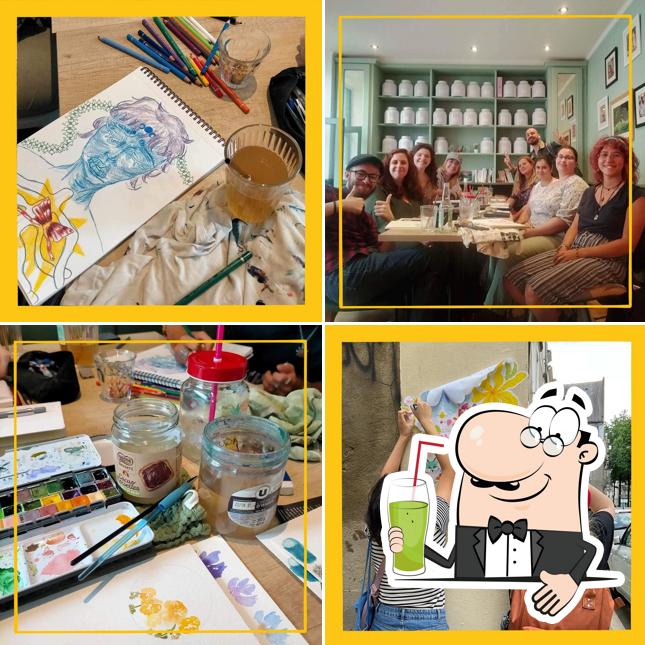 Goditi un drink a Café Dessiné