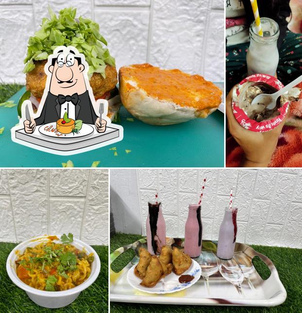 Food at The Lassi & Shakes