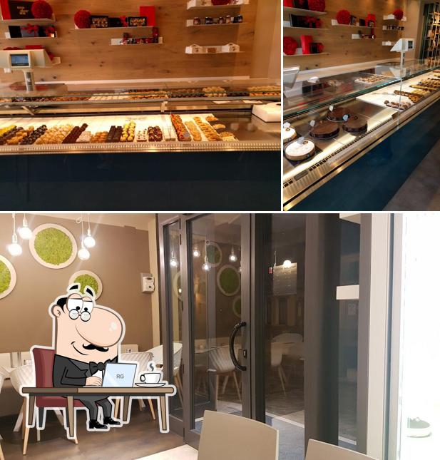 Gli interni di Pasticceria Moderna