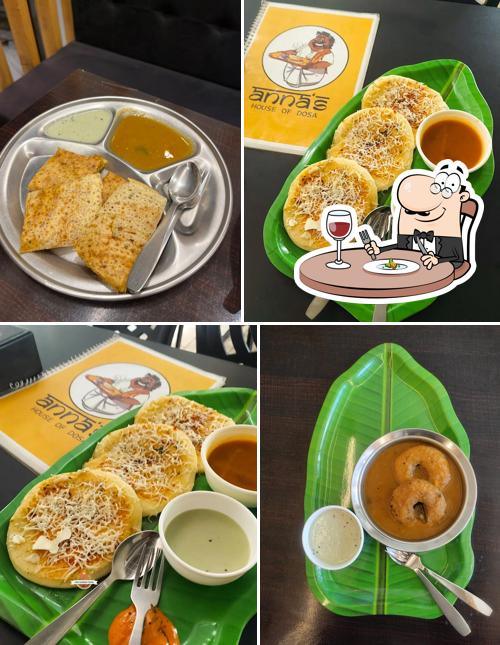 Food at Anna's House of Dosa