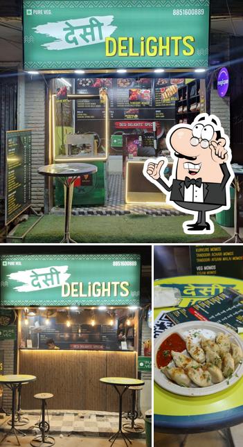 The interior of Desi Delights