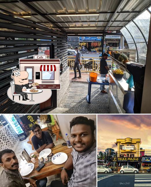 Check out the photo depicting exterior and interior at Falak Majlis
