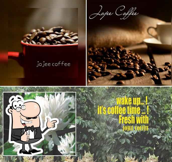 Look at the picture of Jojee Coffee Works