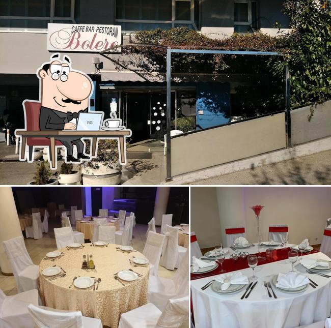 Gli interni di Bolero Restaurant & Weddings