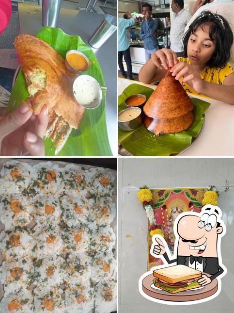Grilled cheese sandwich at Sri Hanuman Canteen