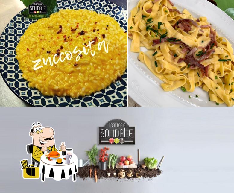 Cibo al Trattoria Solidale Parco Lambro