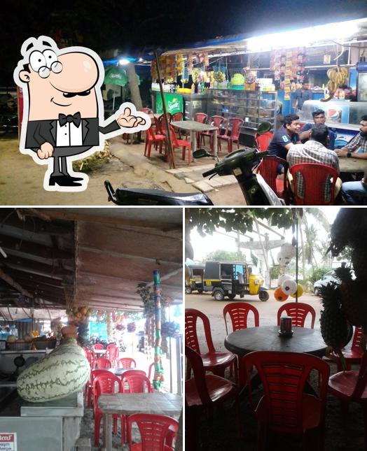The interior of Salims Beach Cafe