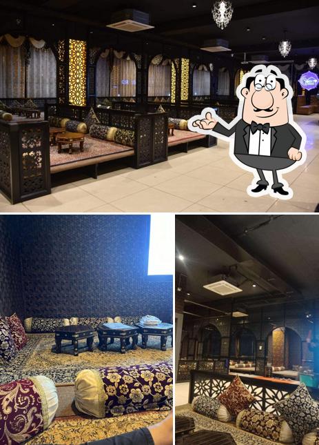 The interior of THE JOINT AL- MANDI