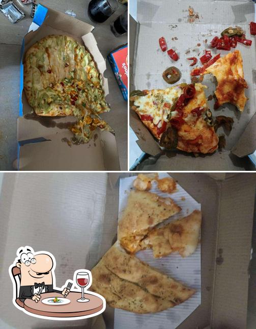 Food at Domino's Pizza
