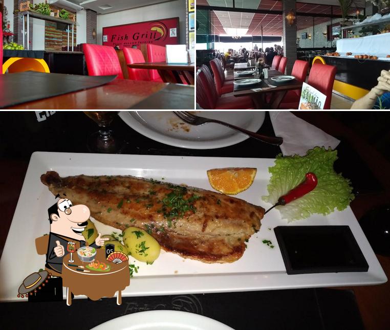 Platos en Fish Grill Praia Brava