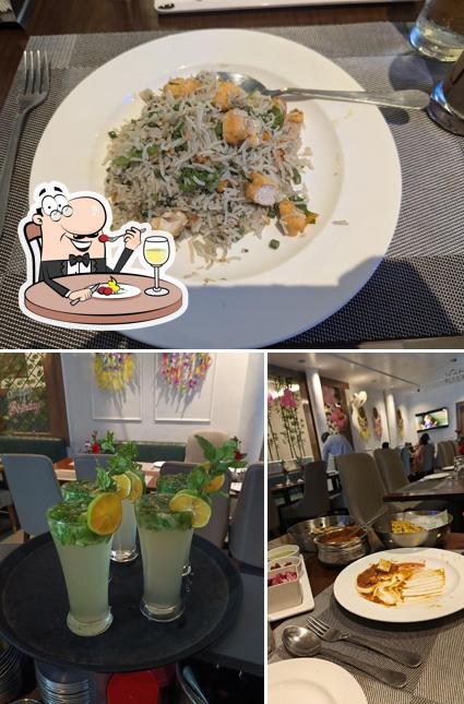 The restaurant's food and interior