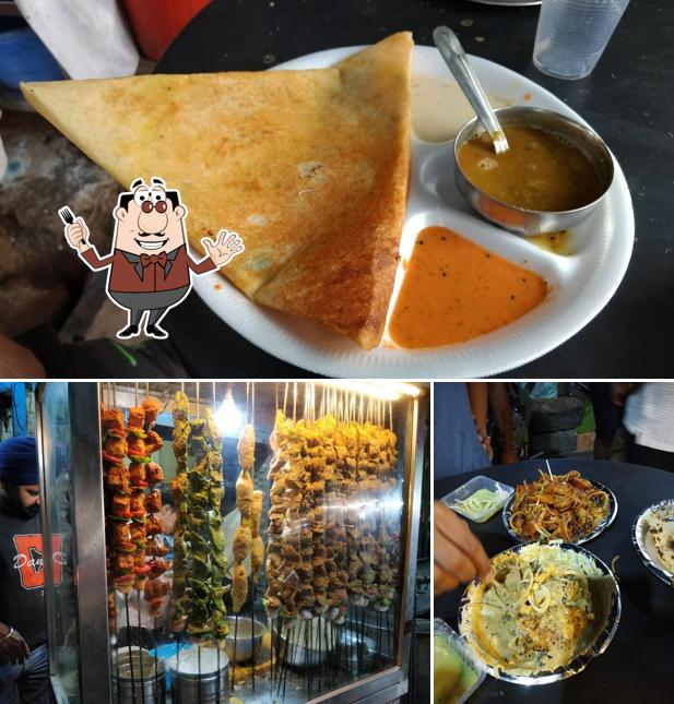 Food at Punjabi Chaap Corner