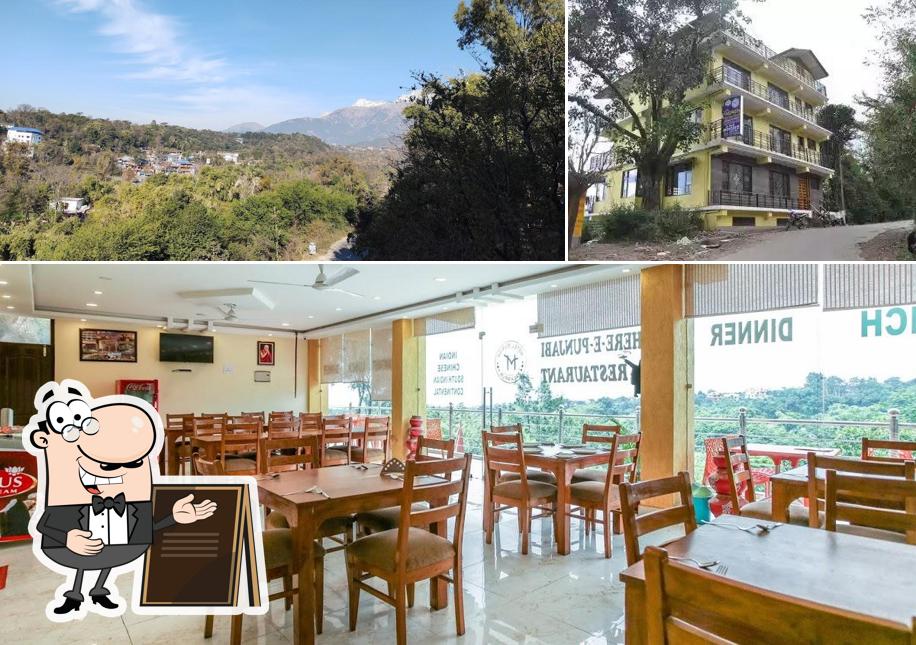 Take a look at the image showing exterior and interior at Hotel Munish Palampur