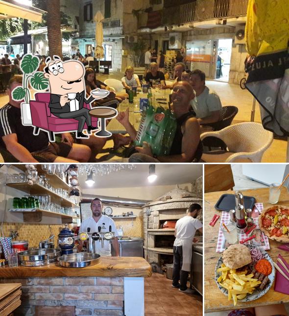 Gli interni di Pizzeria Charlie