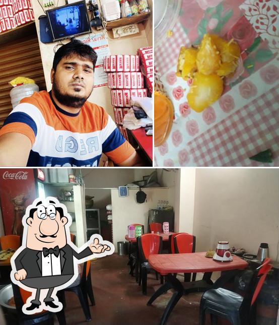 The interior of Reyaz Biryani