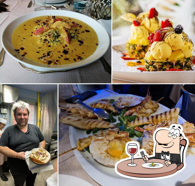 Cibo al Ristorante Da Giuliano al Porto Canale