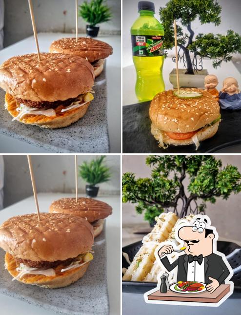Pulled pork sandwich at Super chef samana