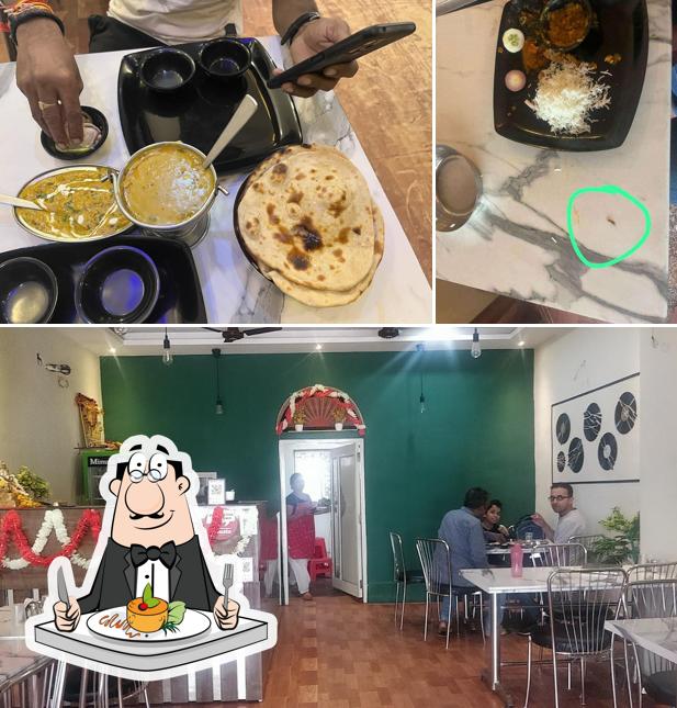 The restaurant's food and interior