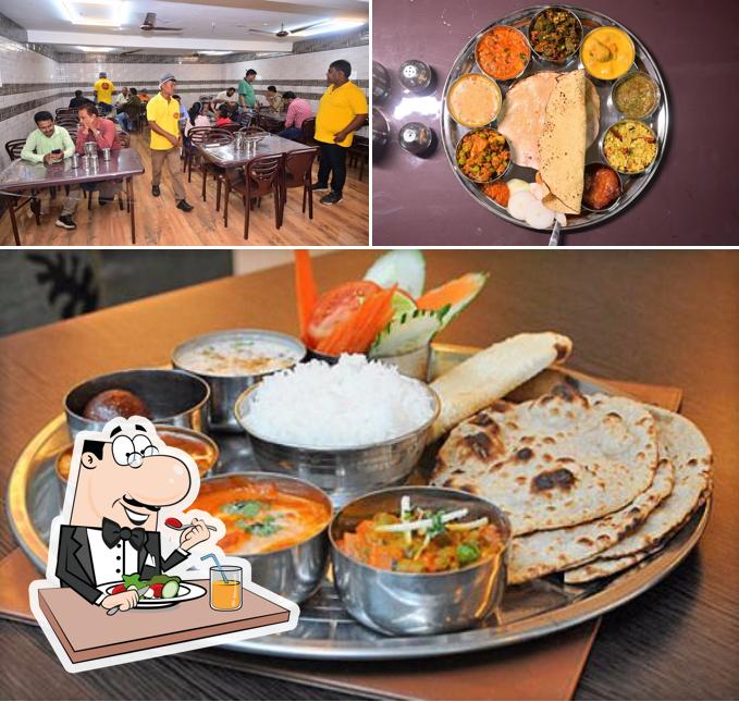 Shri Vrindavan Thali Restaurant is distinguished by food and interior