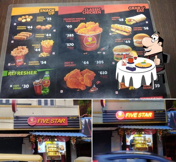 Try out a burger at Five star chicken