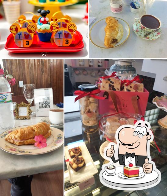 Peça uma das sobremesas