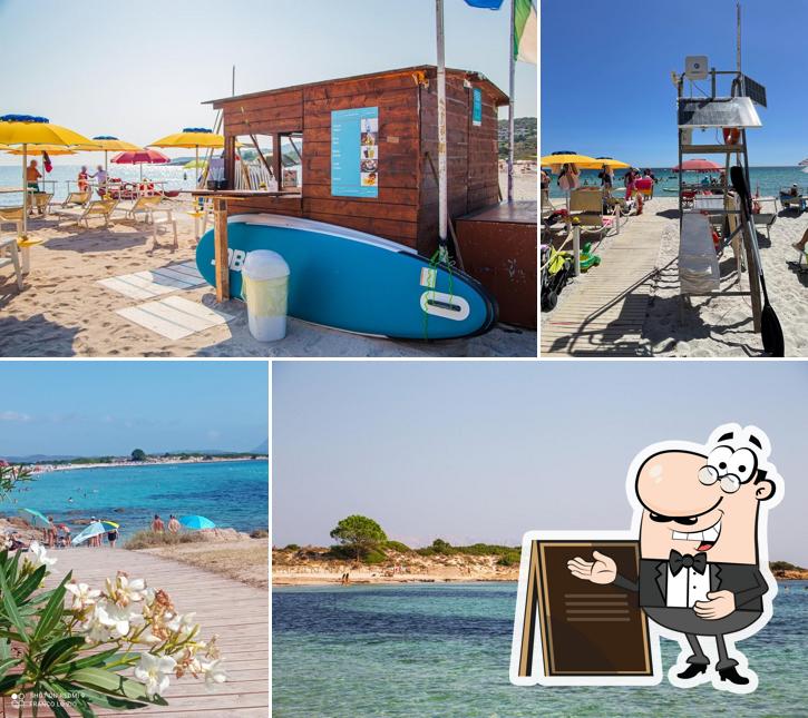 Puoi goderti l'aria fresca dal dehors di Isuledda beach