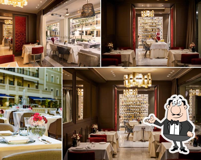 Gli interni di Osteria del Forte