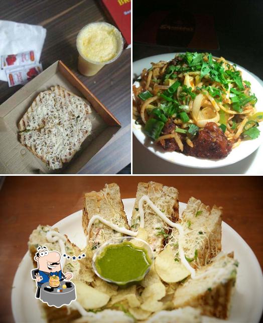Food at Shambhu's Coffee Bar