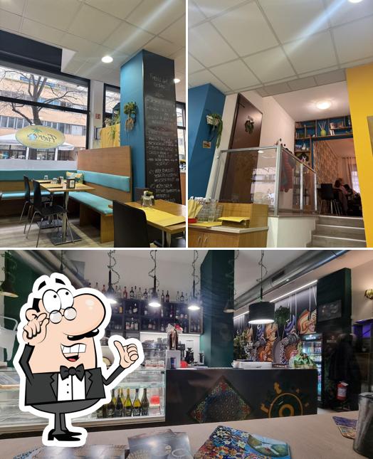 Gli interni di Fuerte bistrot - cafè
