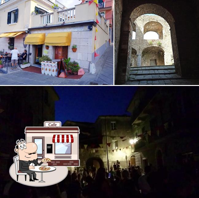 Goditi la vista dagli esterni di I cherubini bar e