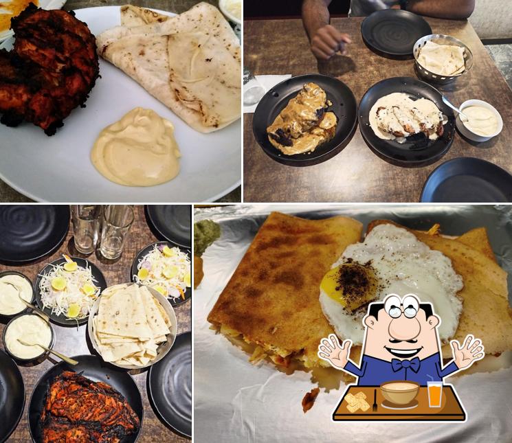 Food at Bar-B-Que Inn