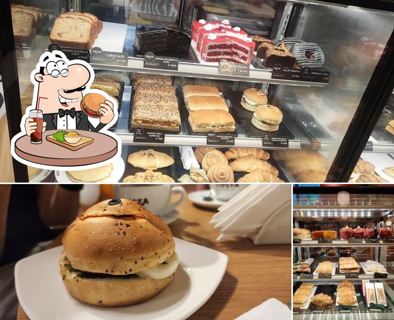 Order a burger at Costa Coffee Sec 35C, Chandigarh