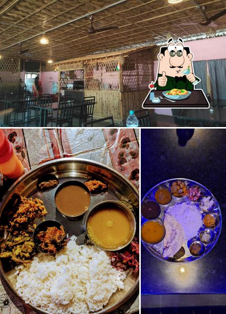 Among different things one can find food and interior at Rana Dhaba