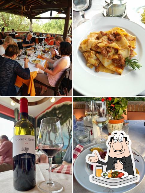 Platti al Ristorante Il Granaio Bolgheri