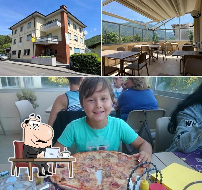 Ristorante del Sole Lugaggia si caratterizza per la interni e esterno