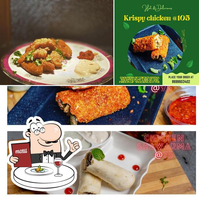 Food at The shawarma club