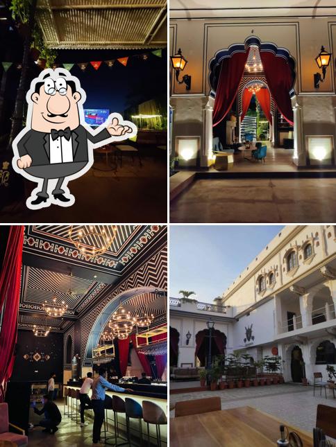 The interior of Two Knights