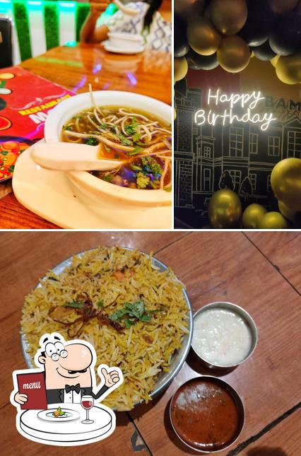 Food at Vibes sky-lounge