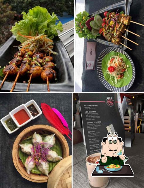 Food at Wok Monk