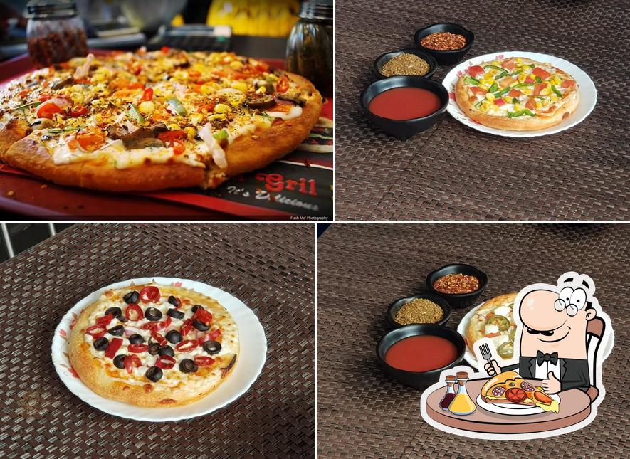 Order different types of pizza