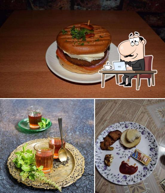 The interior of Baton Cafe