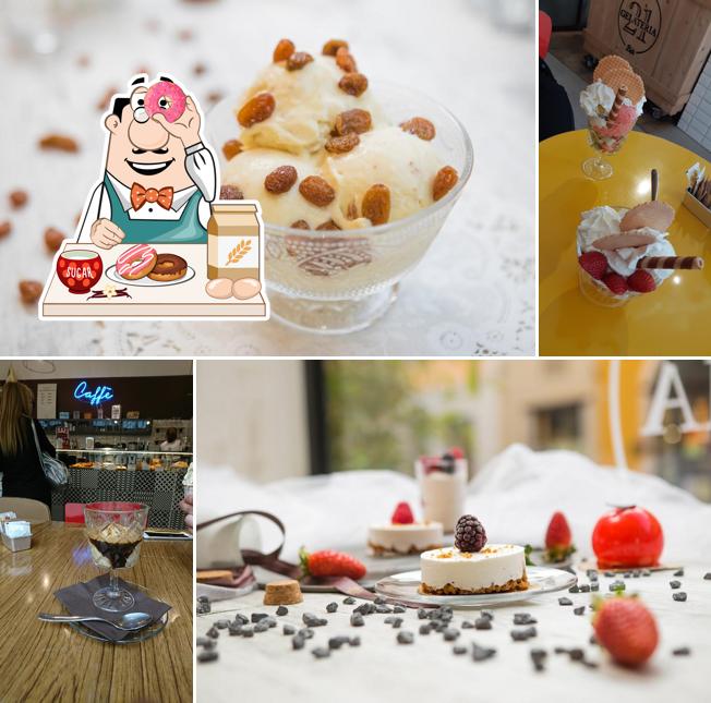 Gelateria 21 Bià propone un'ampia varietà di dolci