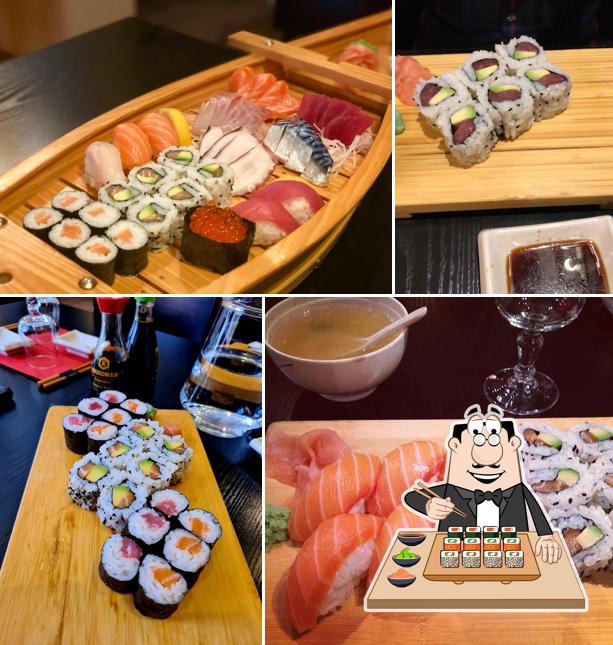 Les sushi sont disponibles à Restaurant Japonais Fujisushi Tours
