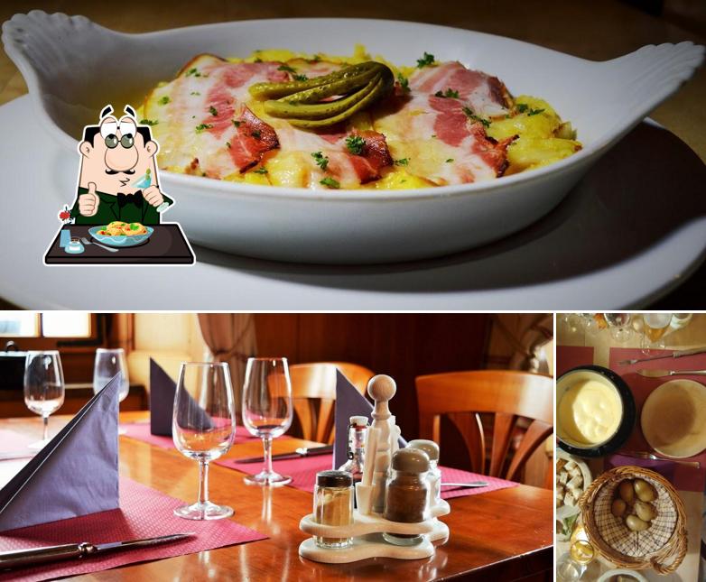 Cibo al L' Auberge de la Couronne Sàrl