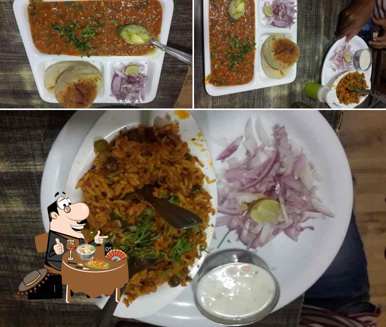 Meals at Nylon Pav Bhaji - Best South Indian Food Fast Food Family Restaurant Street Food Pav bhaji Near Me in Vadodara