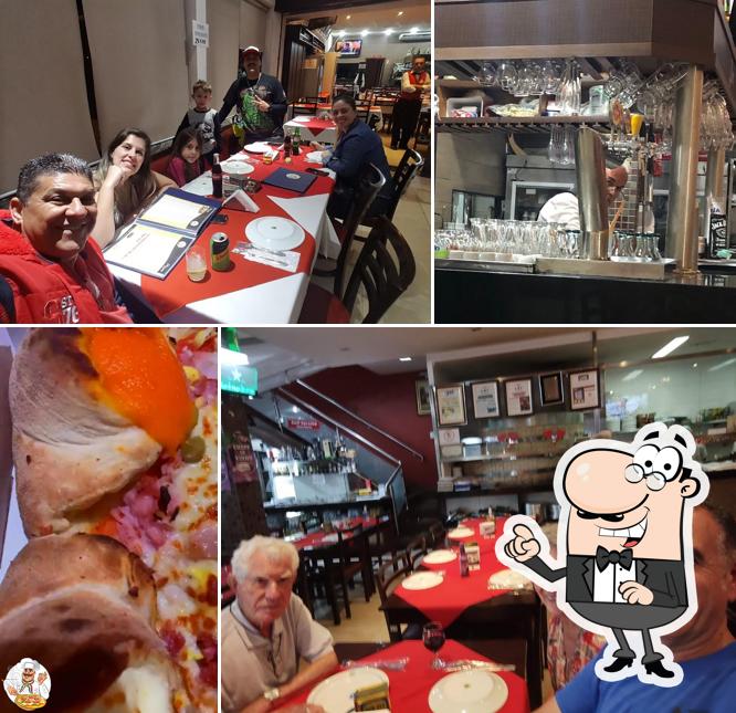O interior do Pizzaria Giradino