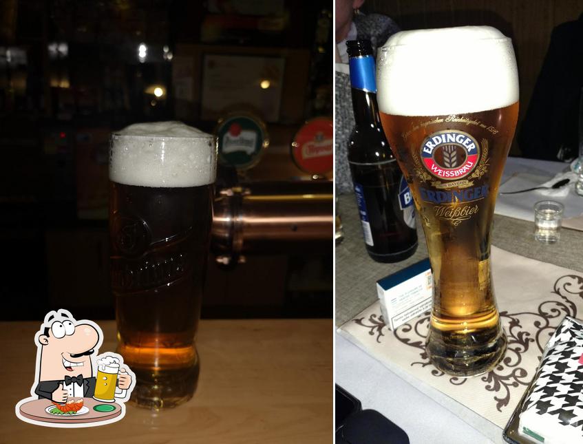 Profitez un verre de bière blonde ou brune